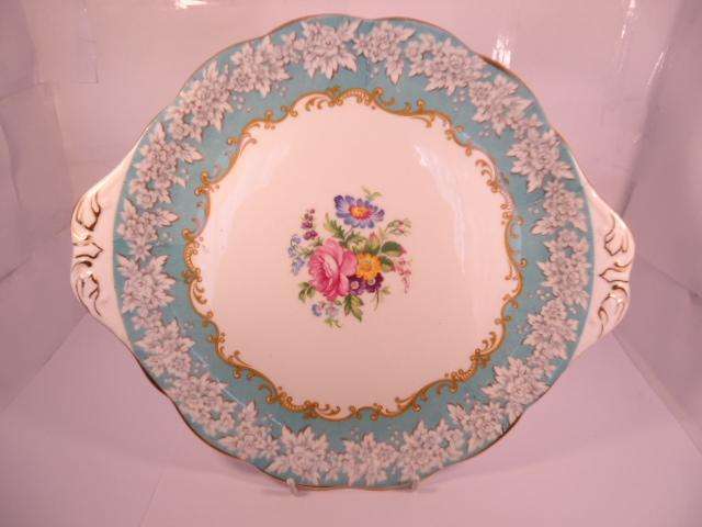 Royal Albert Bone China - 'Enhancement' - Single Cake Plate with Stand