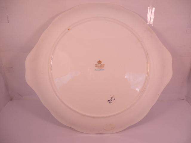 Royal Albert Bone China - 'Enhancement' - Single Cake Plate with Stand