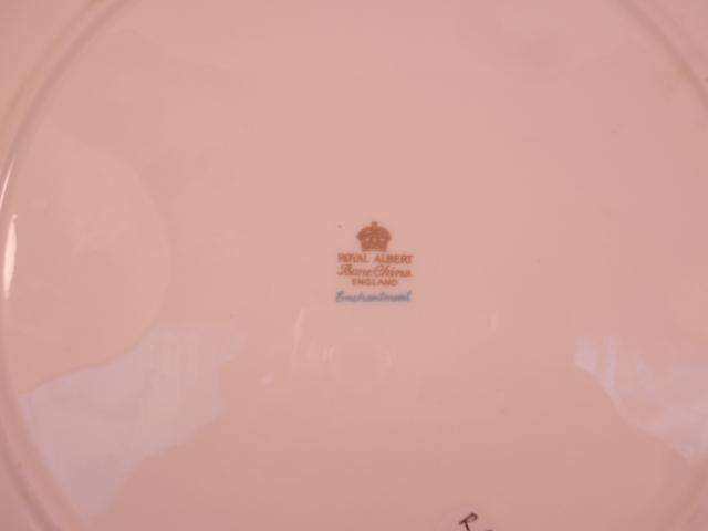 Royal Albert Bone China - 'Enhancement' - Single Cake Plate with Stand