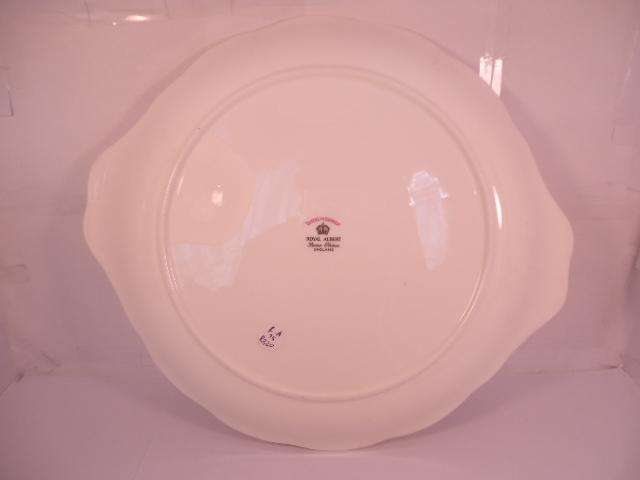 Royal Albert Bone China - 'Queens Messenger' - Single Cake Plate with Stand