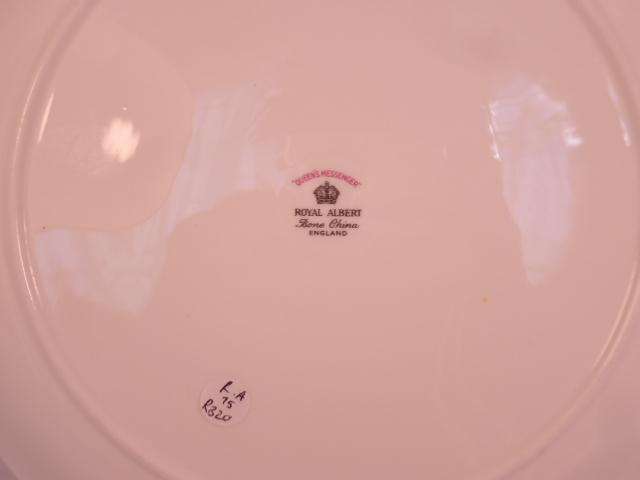 Royal Albert Bone China - 'Queens Messenger' - Single Cake Plate with Stand