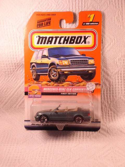 Matchbox - Mercedes-Benz CLK Convertible - Open Road Series 1 - 2000 Collection