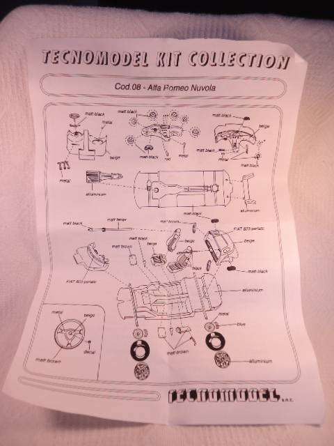 Tecno Model Kit - Alfa Romeo Nuvola - #8