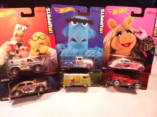 Hotwheels - Muppets - Series - Full Set of 6 models - 2014 - Real Riders