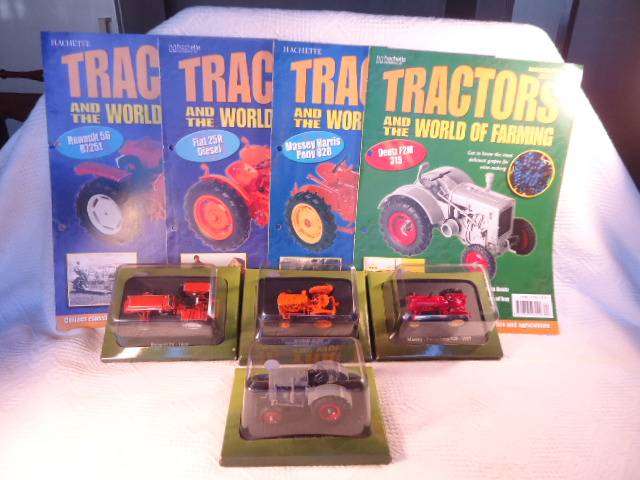 Hachette - Lot of 4 Tractors