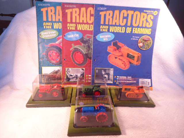 Hachette - Lot of 4 Tractors
