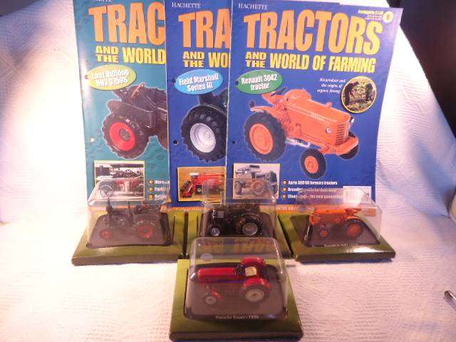 Hachette - Lot of 4 Tractors