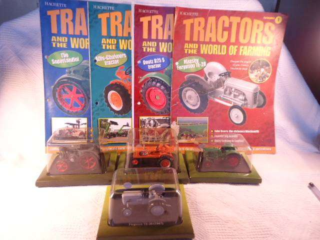 Hachette - Lot of 4 Tractors