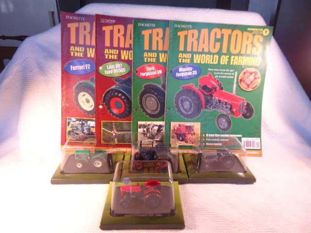 Hachette - Lot of 4 Tractors