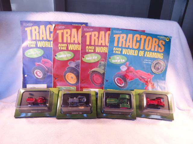 Hachette - Lot of 4 Tractors
