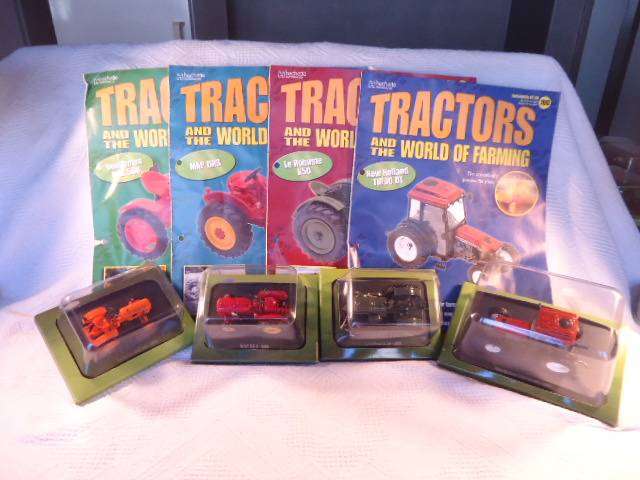 Hachette - Lot of 4 Tractors