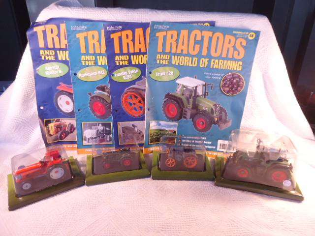 Hachette - Lot of 4 Tractors