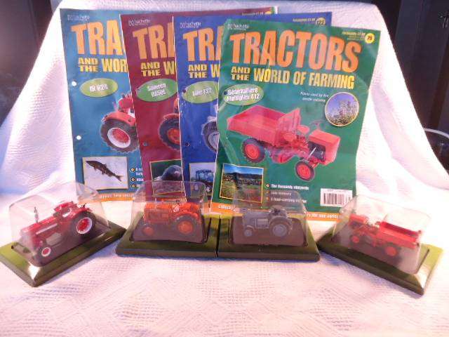 Hachette - Lot of 4 Tractors