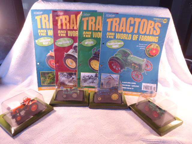 Hachette - Lot of 4 Tractors