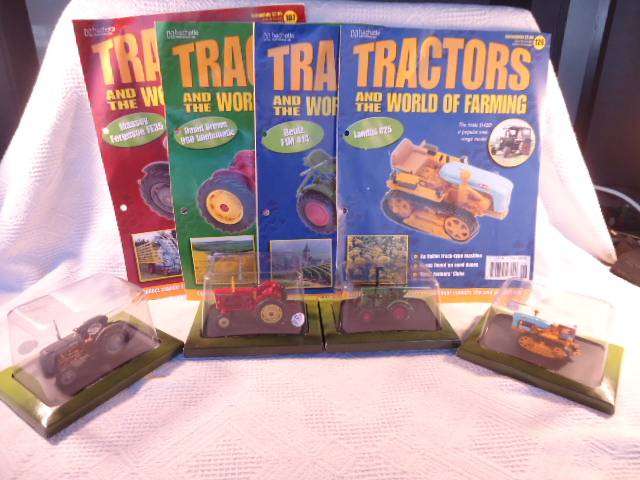 Hachette - Lot of 4 Tractors