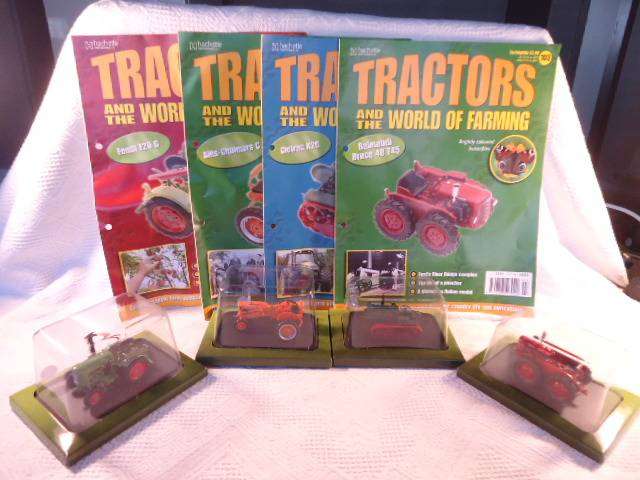 Hachette - Lot of 4 Tractors