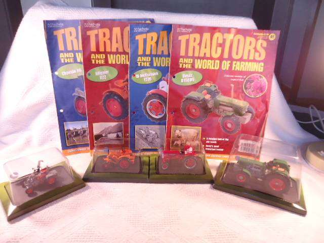 Hachette - Lot of 4 Tractors
