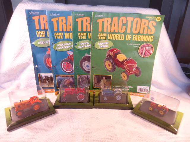 Hachette - Lot of 4 Tractors