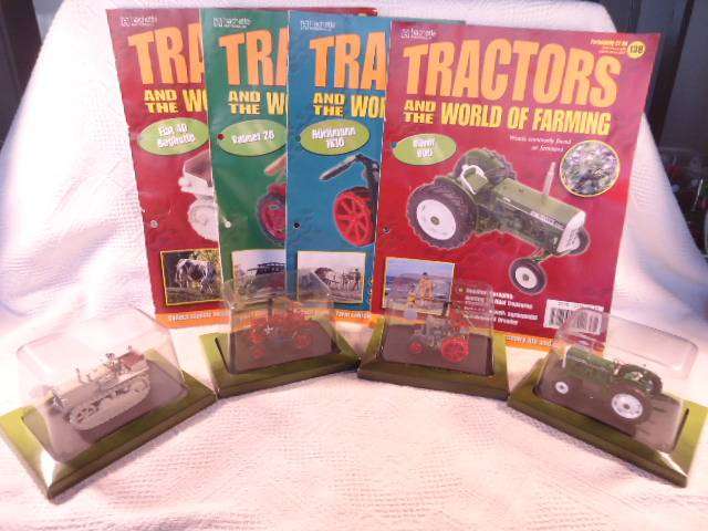 Hachette - Lot of 4 Tractors