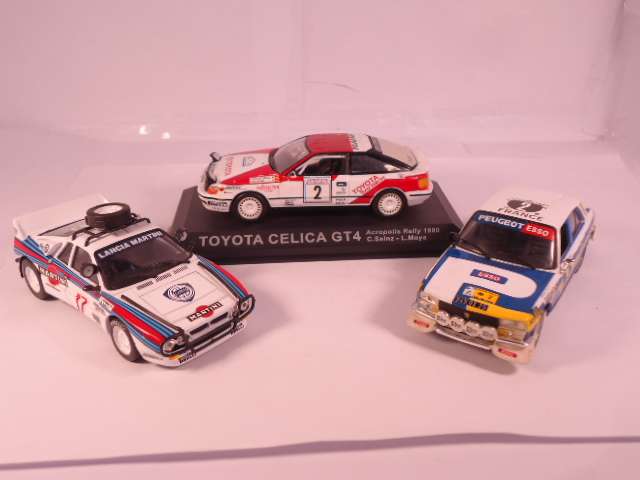 Altaya Rally Cars - Lot of 3 Models