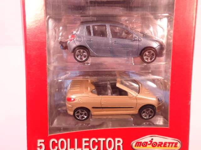 Majorette - Multipack of 5 Models - Mercedes, Renault, BMW, Renault, Fiat - #022032/1