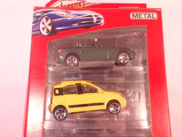 Majorette - Multipack of 5 Models - Mercedes, Renault, BMW, Renault, Fiat - #022032/1