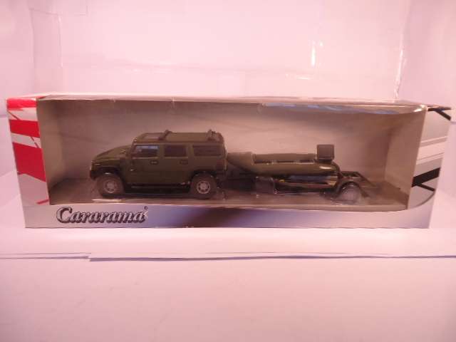 Cararama - Hummer with small speedboat\rescue boat set - #110