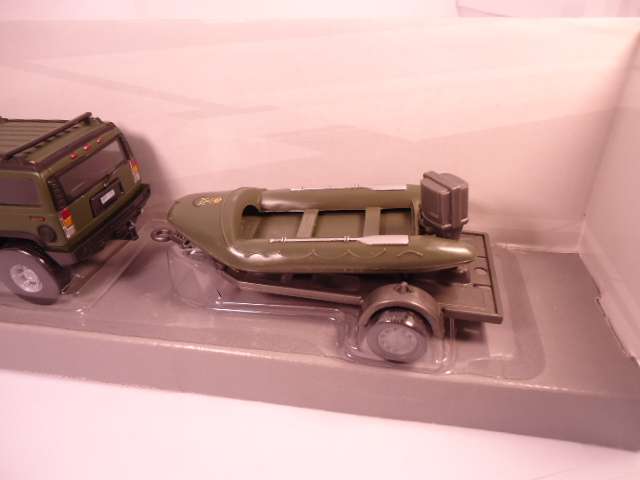 Cararama - Hummer with small speedboat\rescue boat set - #110