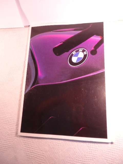 BMW - 1990 BMW Motorcycle Range