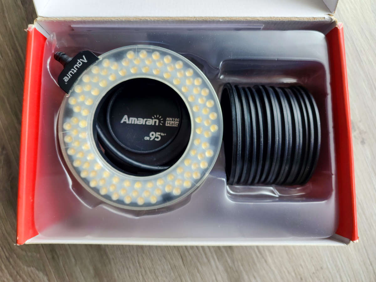 Aputure Amaran Halo AHL-HN100 LED Ring Flash Light for Nikon DSLR Camera