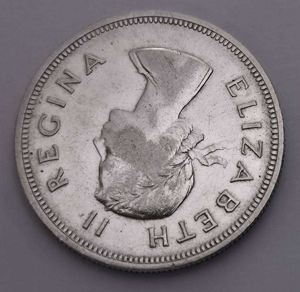 1955 2½ Shilling