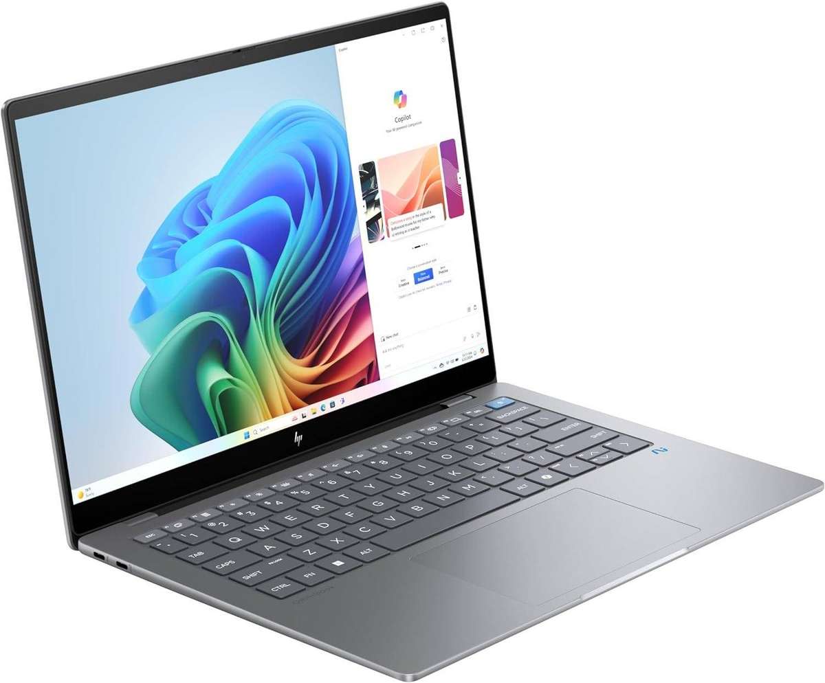 Latest HP Omnibook X AI PC, Snapdragon 12 Core X Elite, 32GB RAM, 1TB SSD