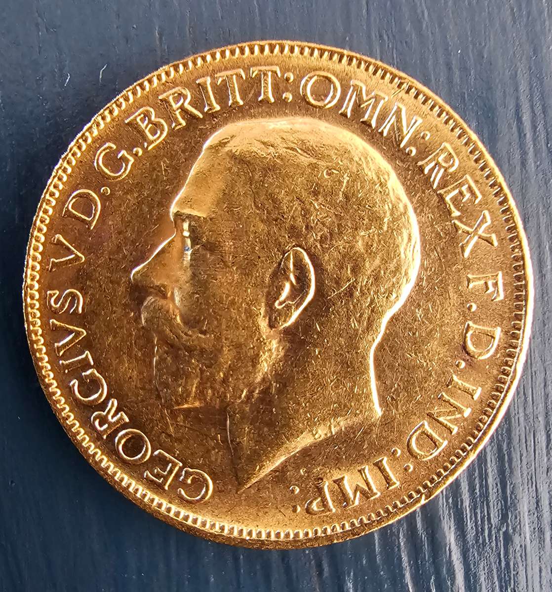 1922 KING GEORGE V GOLD SOVEREIGN
