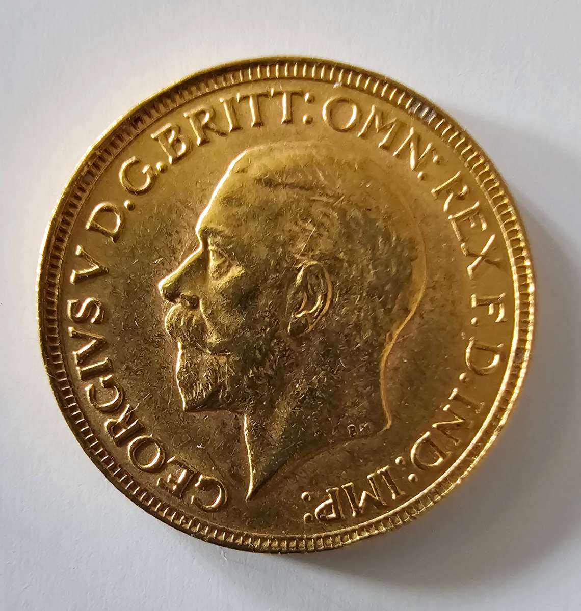 1930 KING GEORGE "V" GOLD SOVEREIGN - BEAUTIFUL