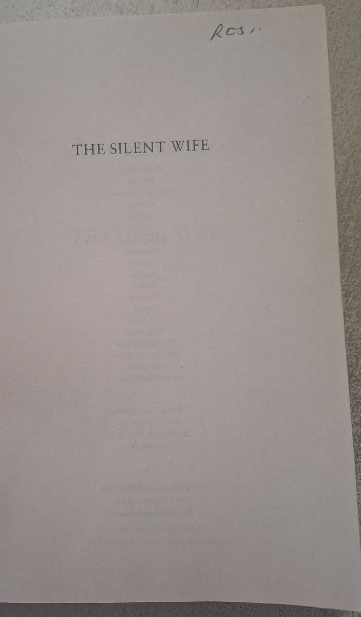 The Silent Wife by Karin Slaughter