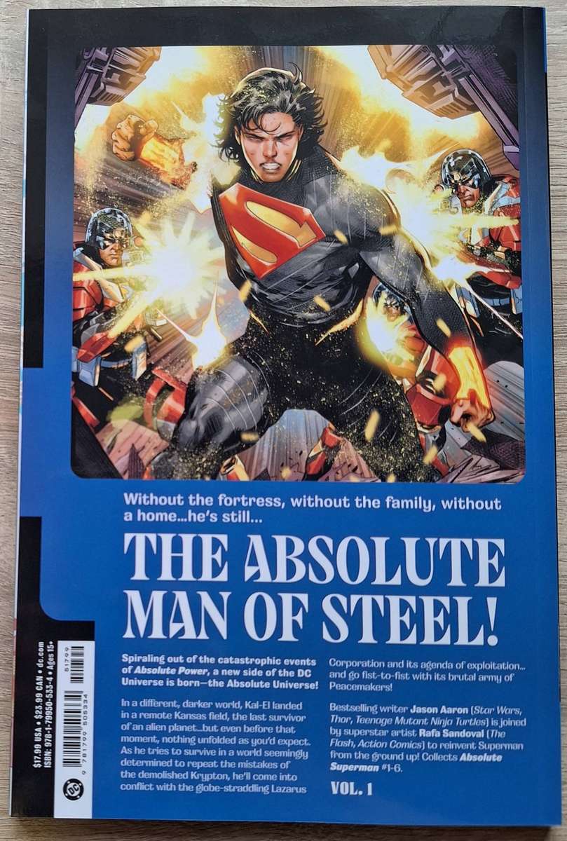 Absolute Superman vol.1 Last Dust of Krypton Graphic Novel