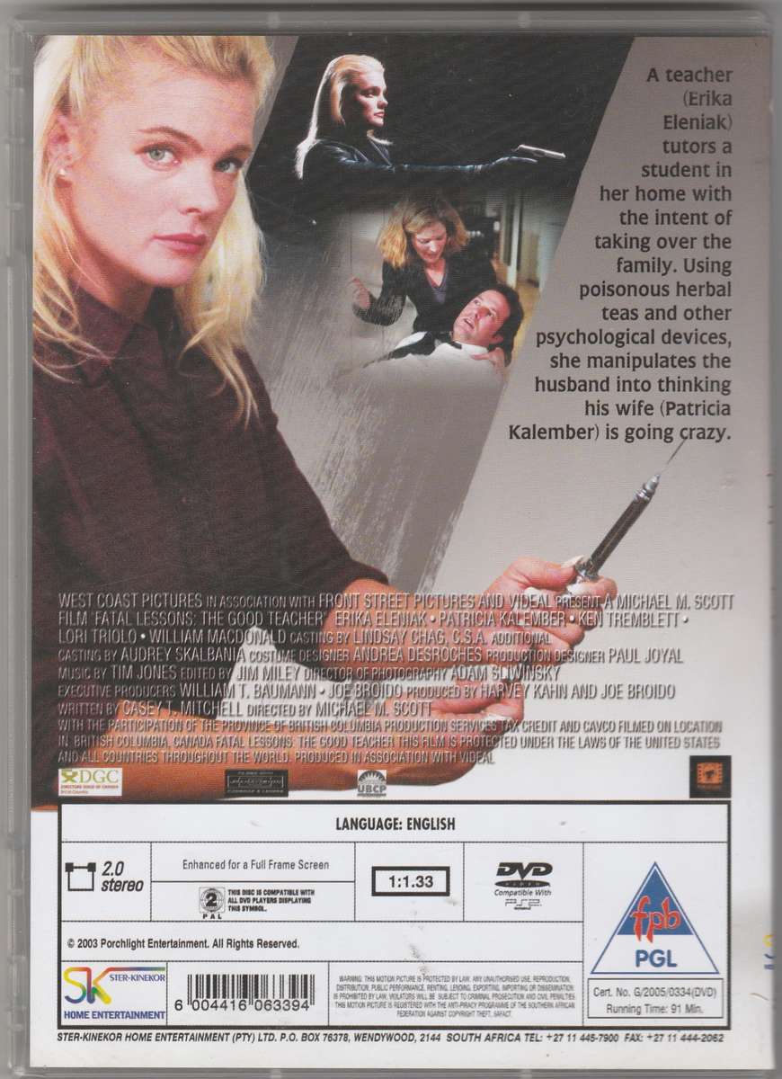 Fatal lessons the good teacher