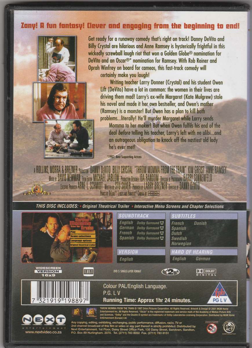 Throw Momma from the train