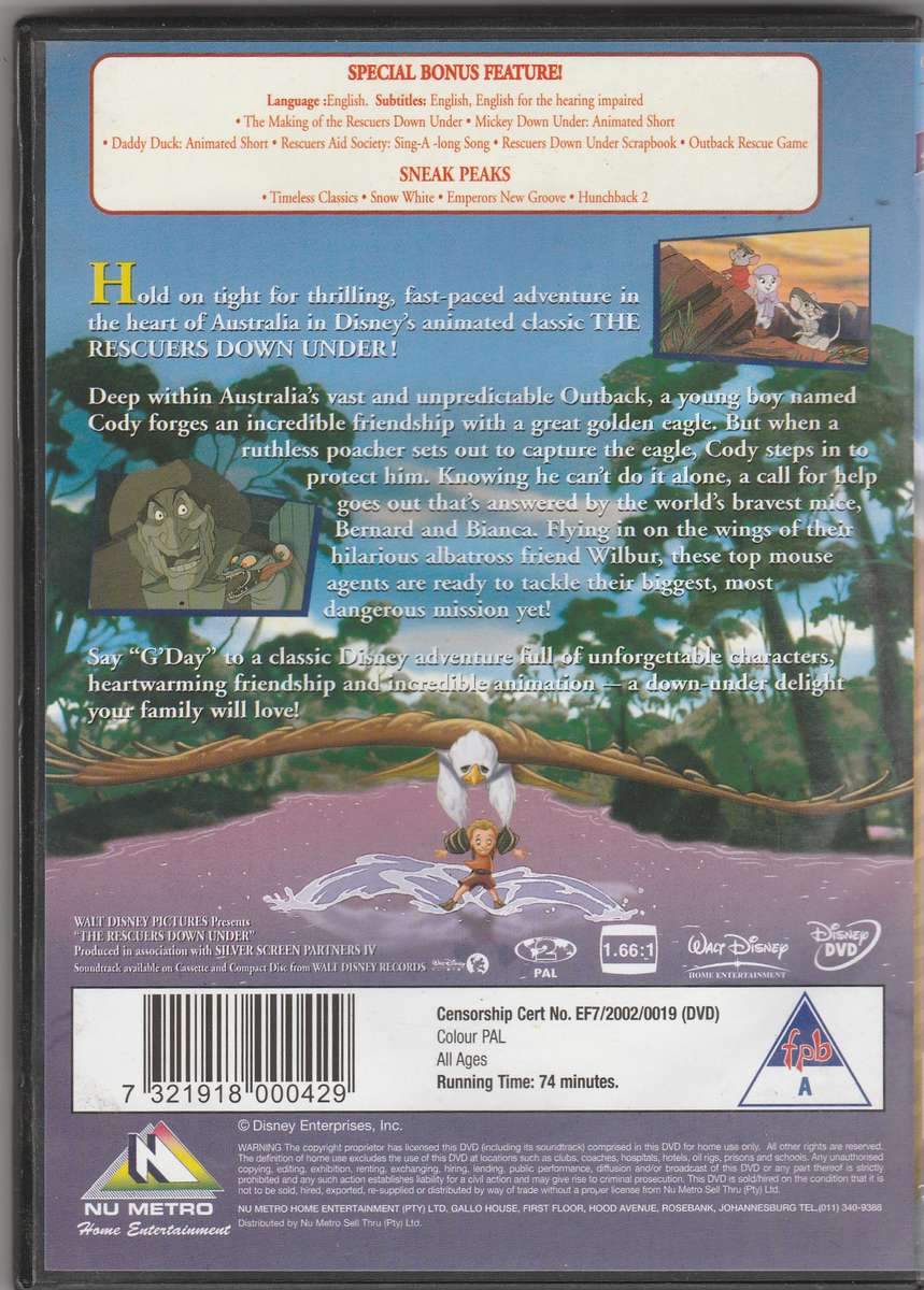 The Rescuers down Under