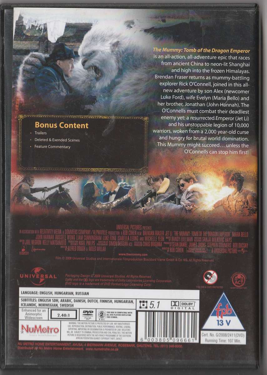 The Mummy: Tomb of the Dragon Emperor