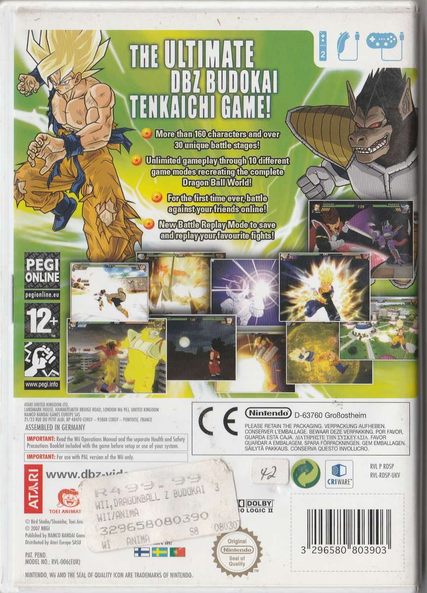 Dragon Ball Z Budokia Tenkaichi 3