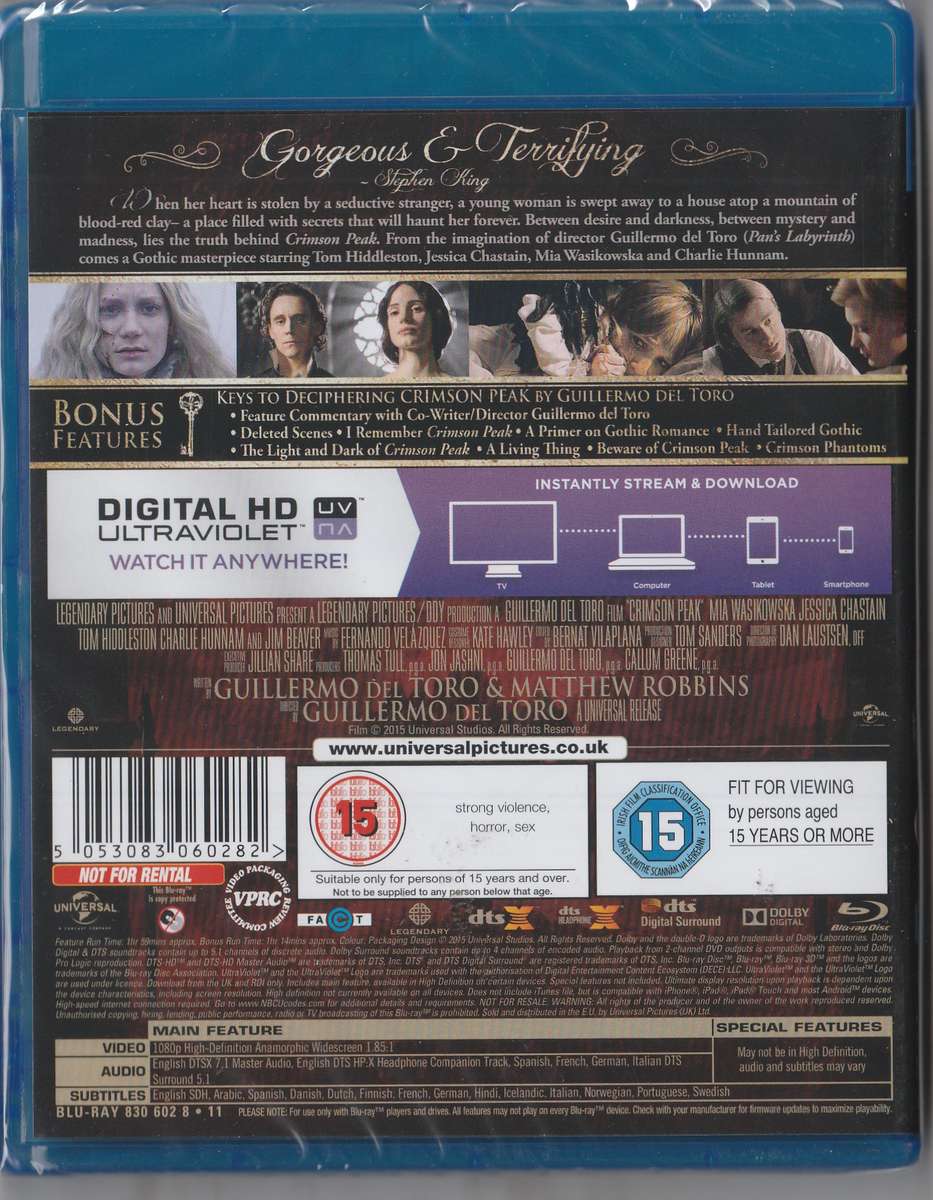 Crimson Peak ( New and sealed)