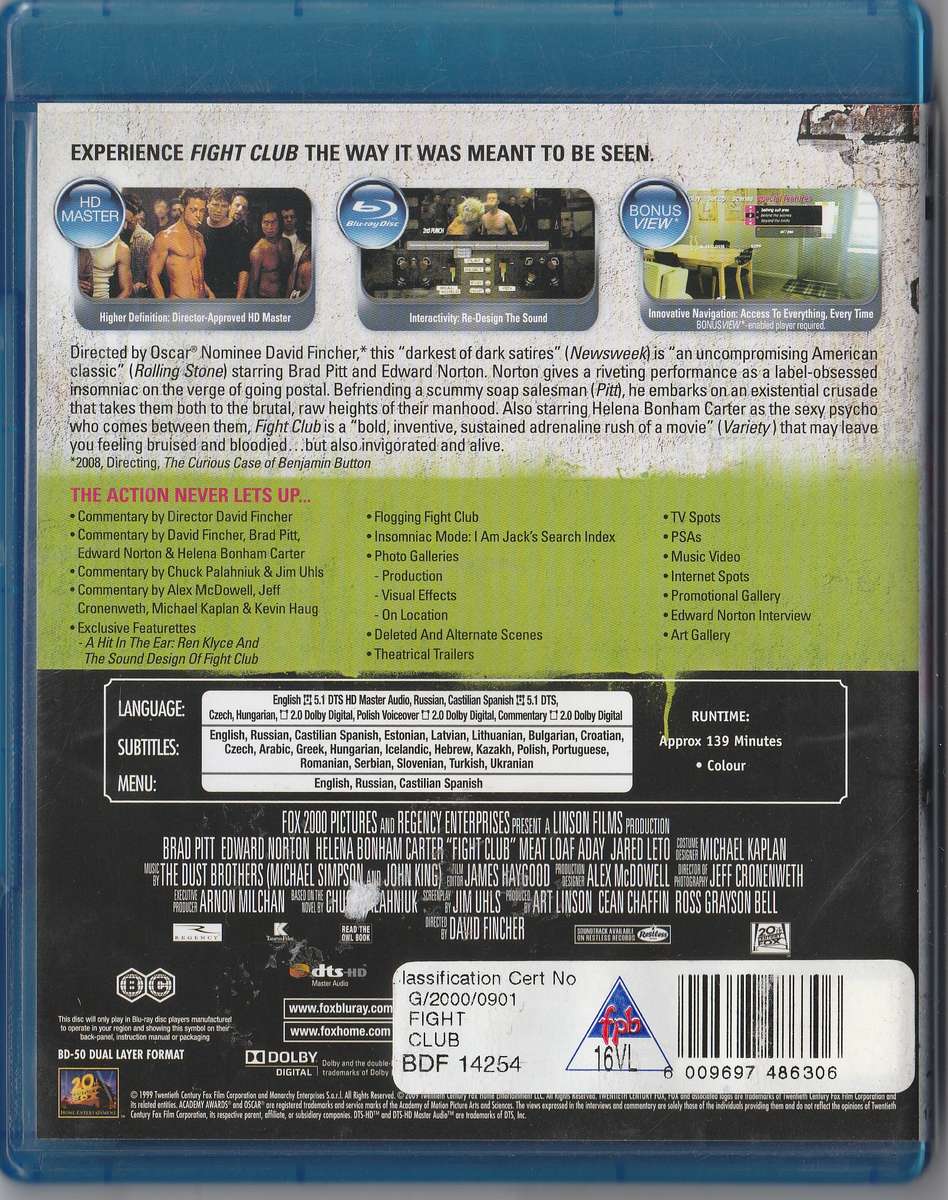 Fight Club ( Blu-Ray)
