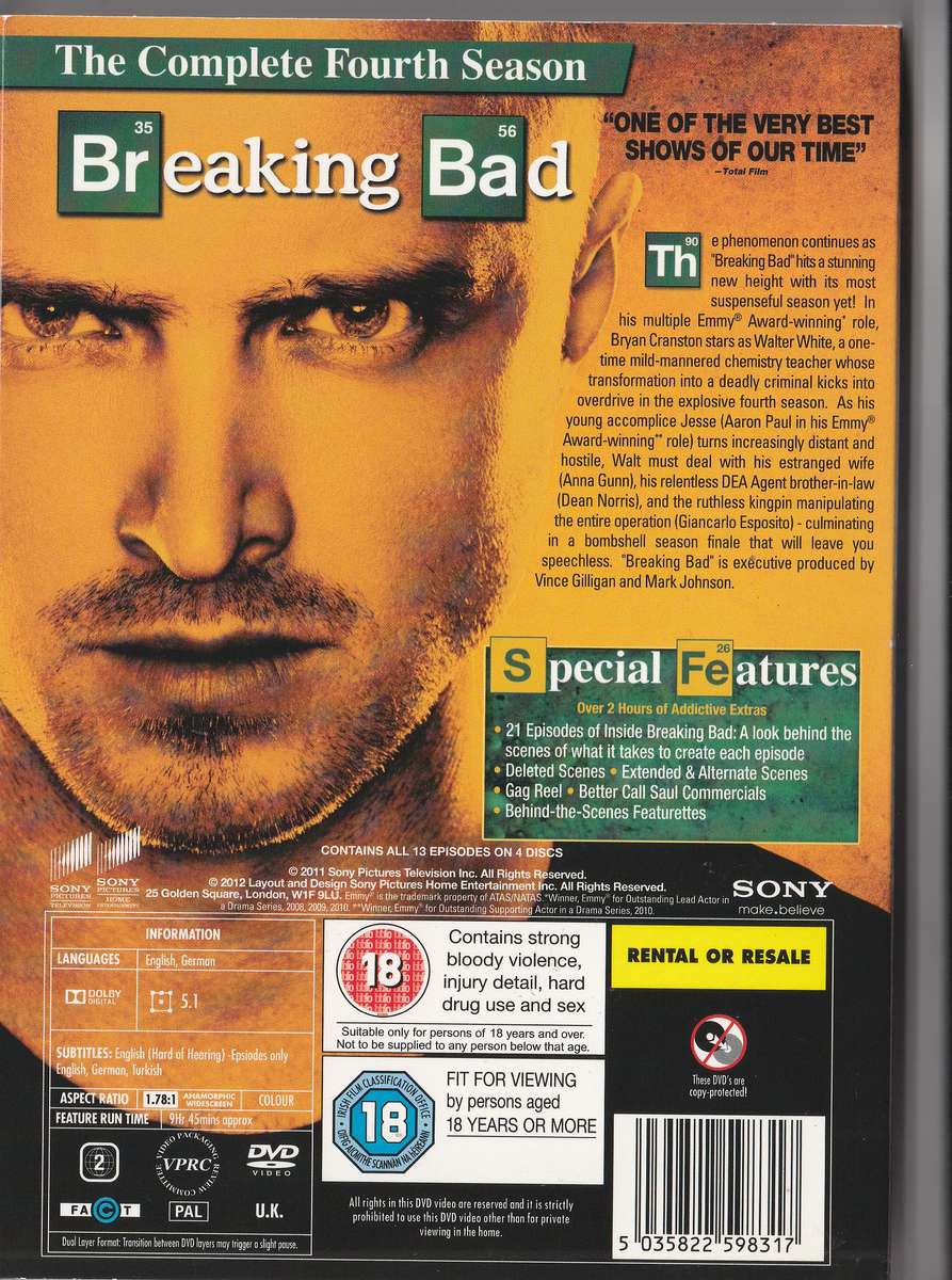 Breaking Bad The Complete Fourth season