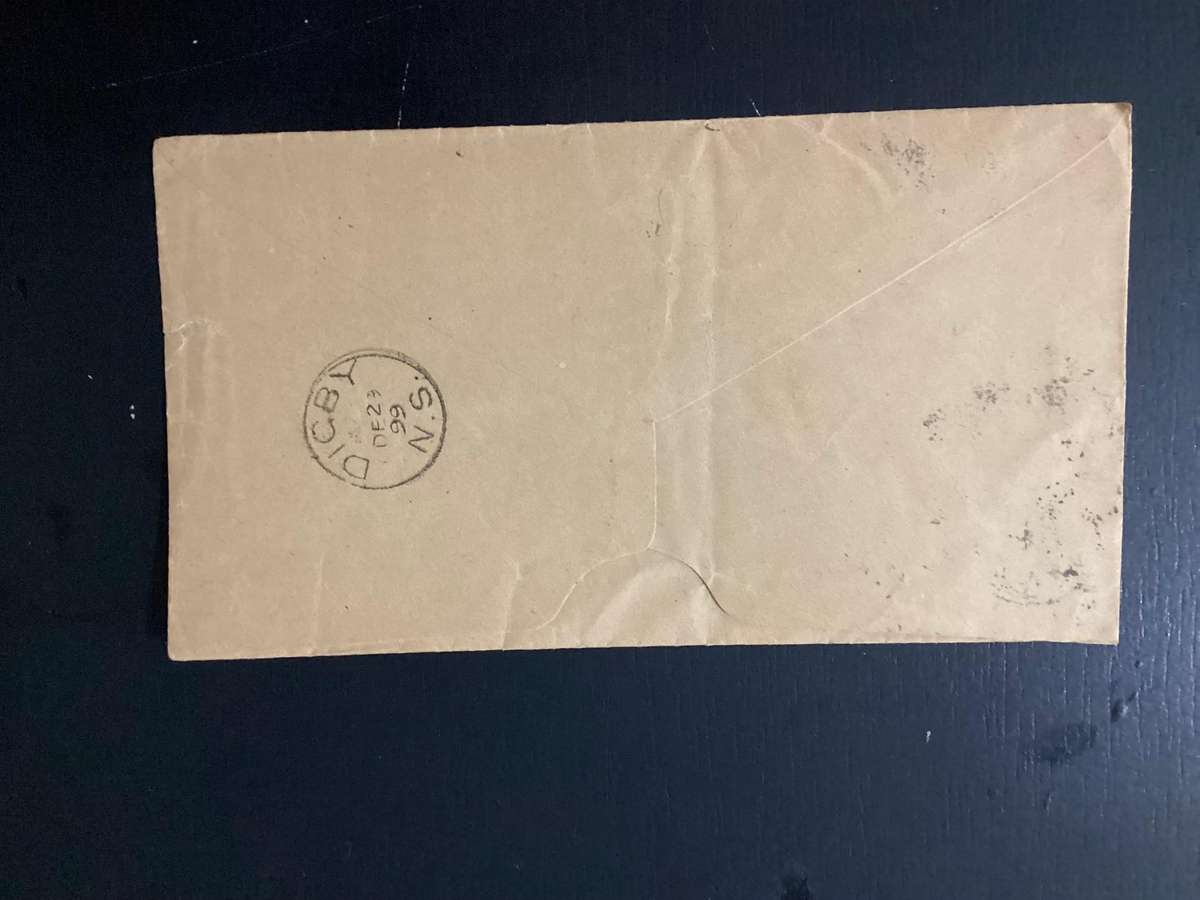 Havana Cuba 1899 1C Stamp on Cover to Nova Scotia via Tampa
