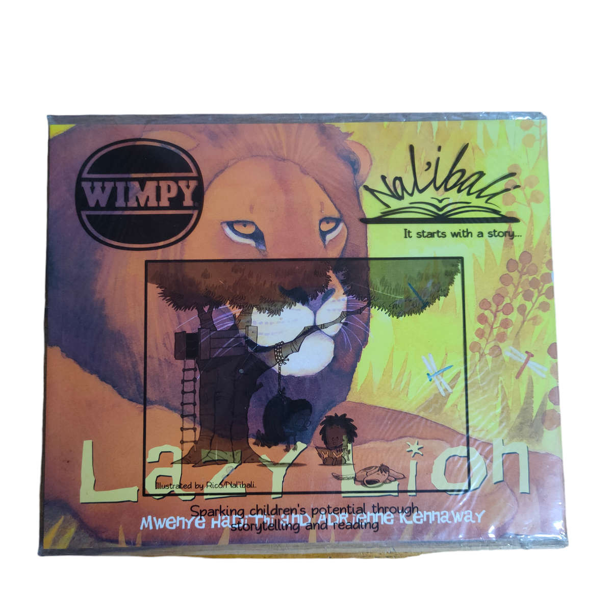 Lazy Lion children's book