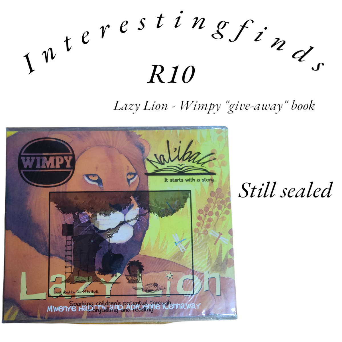 Lazy Lion children's book