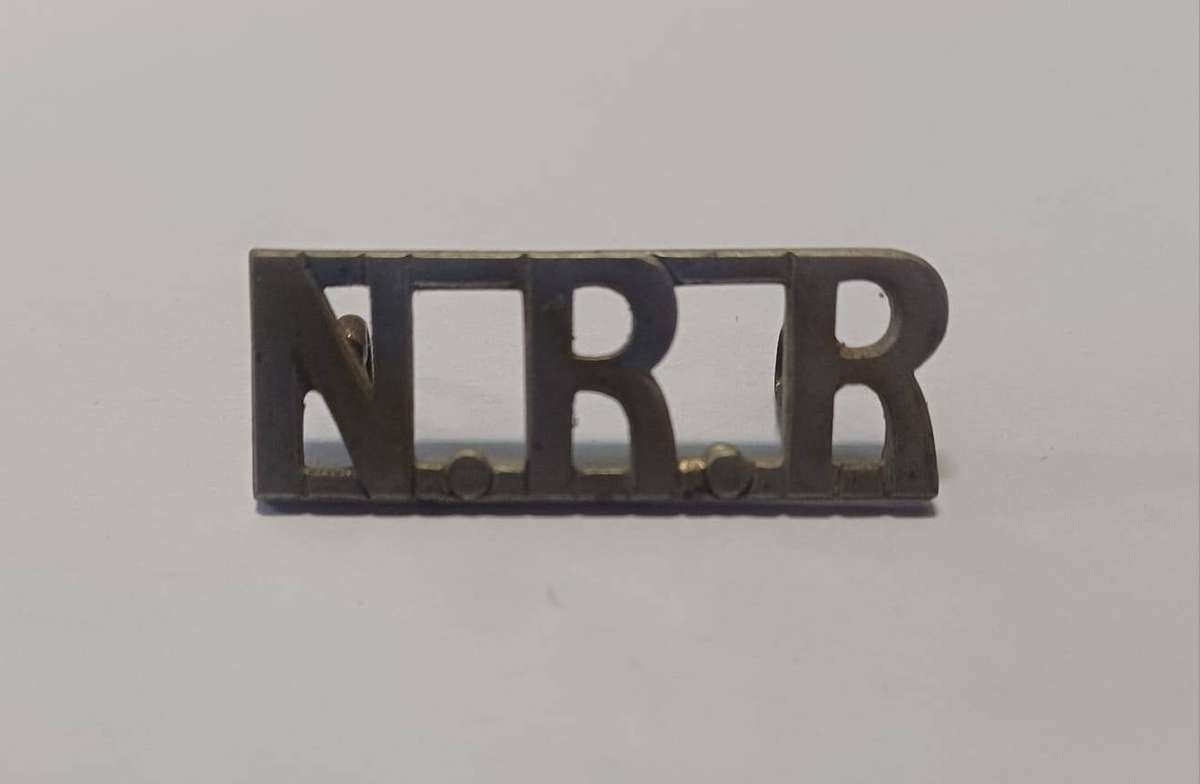 Natal Royal Rifles  shoulder title early 1900's
