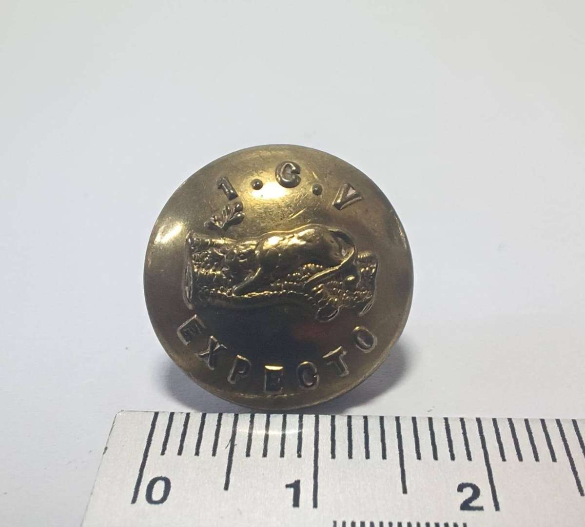 First City Volunteers Post Boer War Button