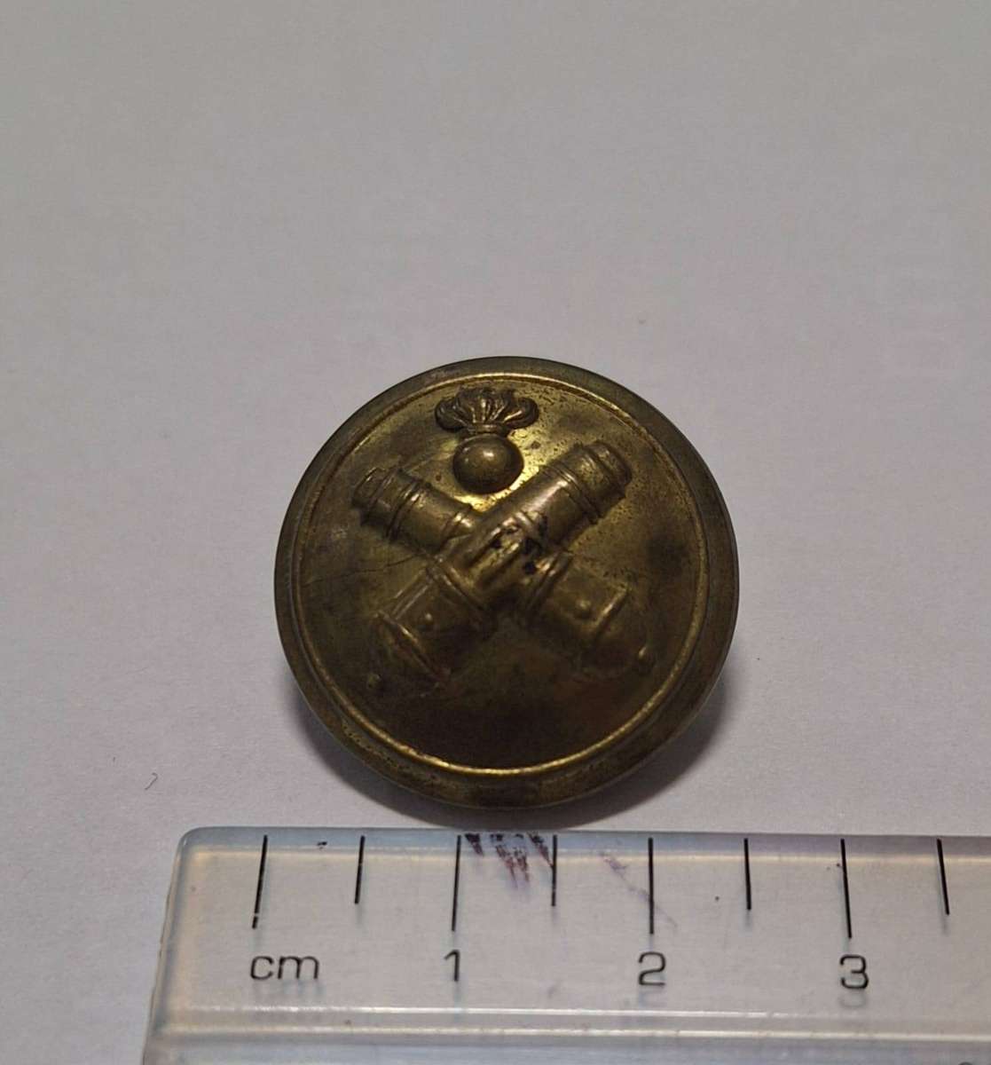 Z.A.R Staats Artillerie Button worn Pre 1901 - Boer Republic